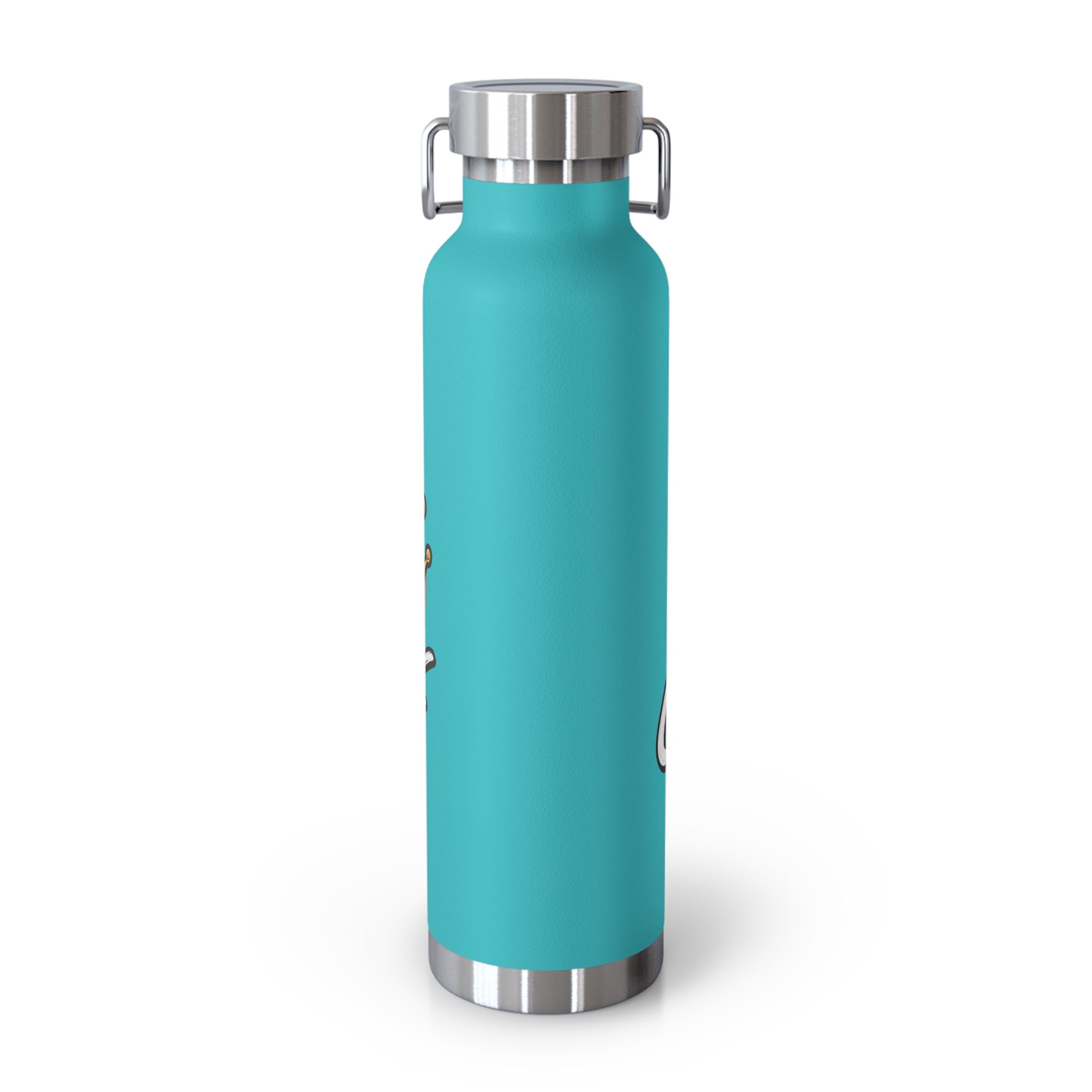 Chef Mom Stainless Steel Insulated Water Bottle – 22oz Copper Vacuum Flask with "Flavor By The Chef Mom" Design