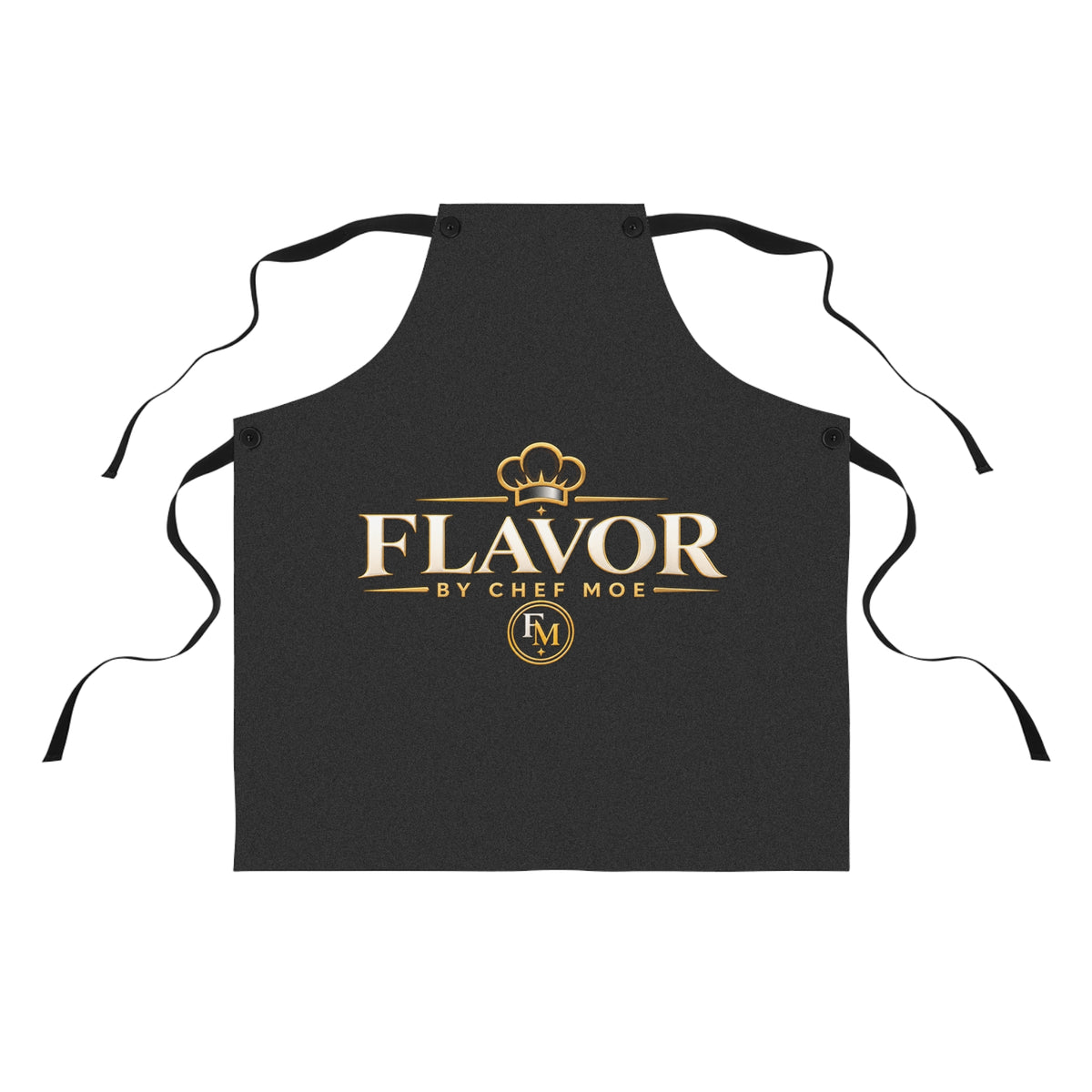Flavor by Chef Moe Apron – Professional Chef Logo Cooking Apron
