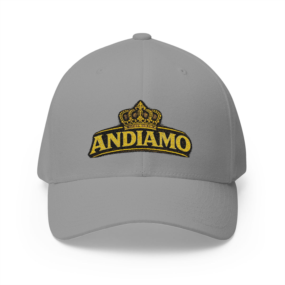 Embroidered 'Andiamo' Crown Cap — Chef Moe Personalized Closed-Back Hat