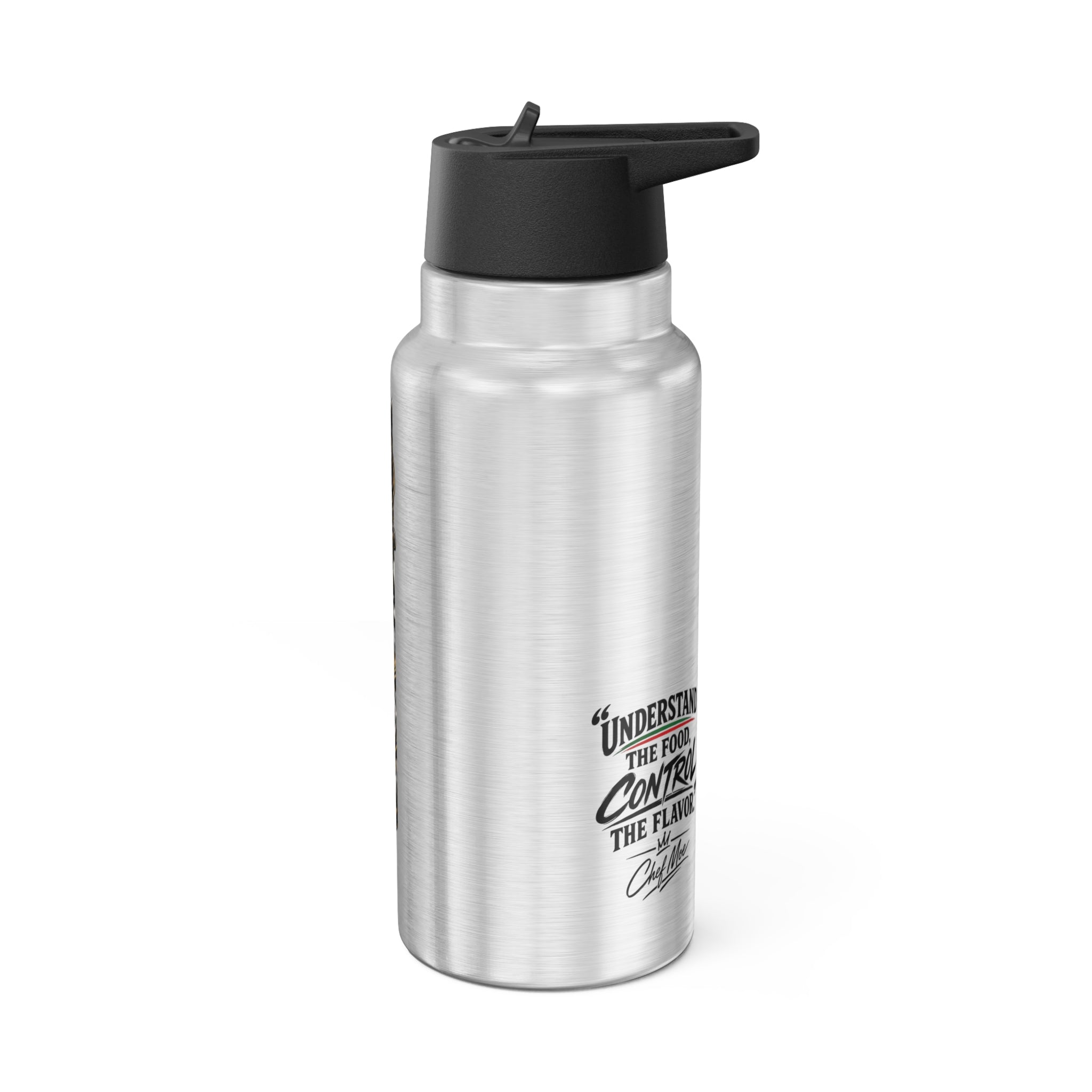 32oz Stainless Chef Tumbler — "Flavor by Chef Moe" Travel Bottle