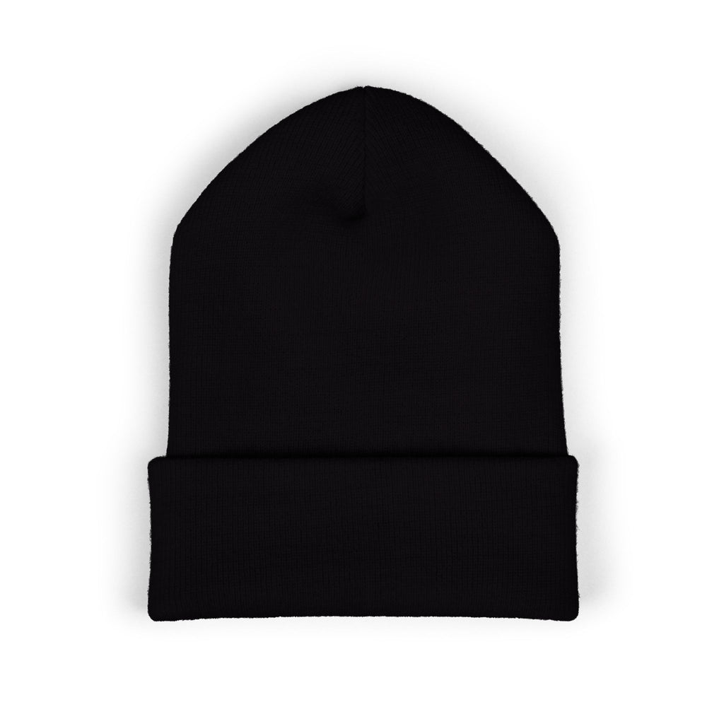 Embroidered 'Classified' Crown Cuffed Beanie — Streetwear Knit Hat
