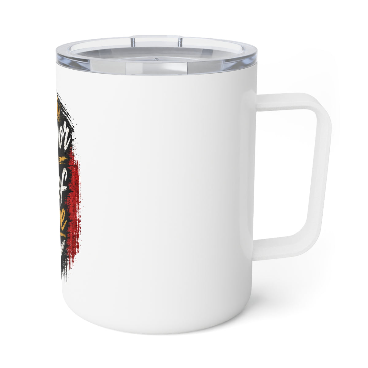 Insulated Coffee Mug - "Flavor By Chef Moe" Italian Chef Design, 10oz Travel Tumbler