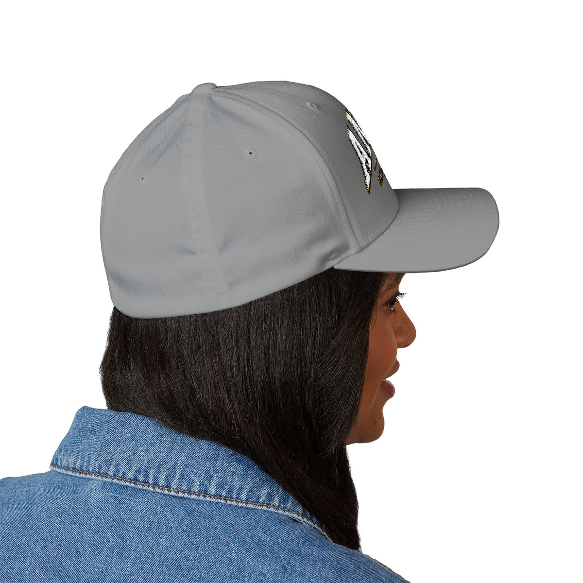 Embroidered 'ANDIAMO' Chef Logo Cap — Closed-Back Structured Hat