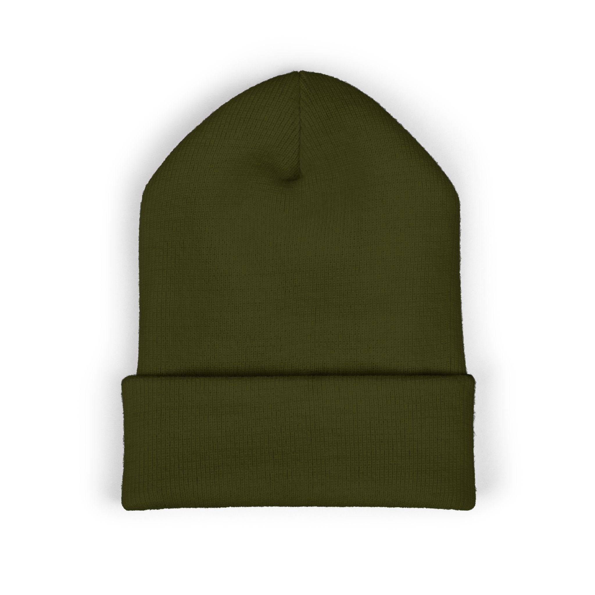 Embroidered 'Classified' Crown Cuffed Beanie — Streetwear Knit Hat