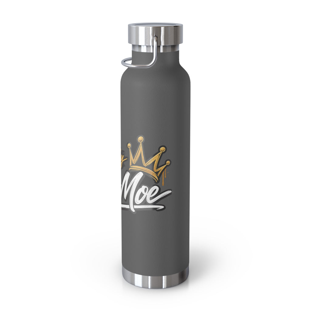 Chef Mom Stainless Steel Insulated Water Bottle – 22oz Copper Vacuum Flask with "Flavor By The Chef Mom" Design