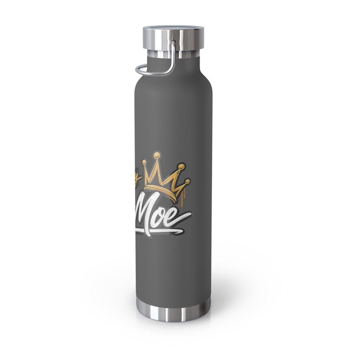 Chef Mom Stainless Steel Insulated Water Bottle – 22oz Copper Vacuum Flask with "Flavor By The Chef Mom" Design