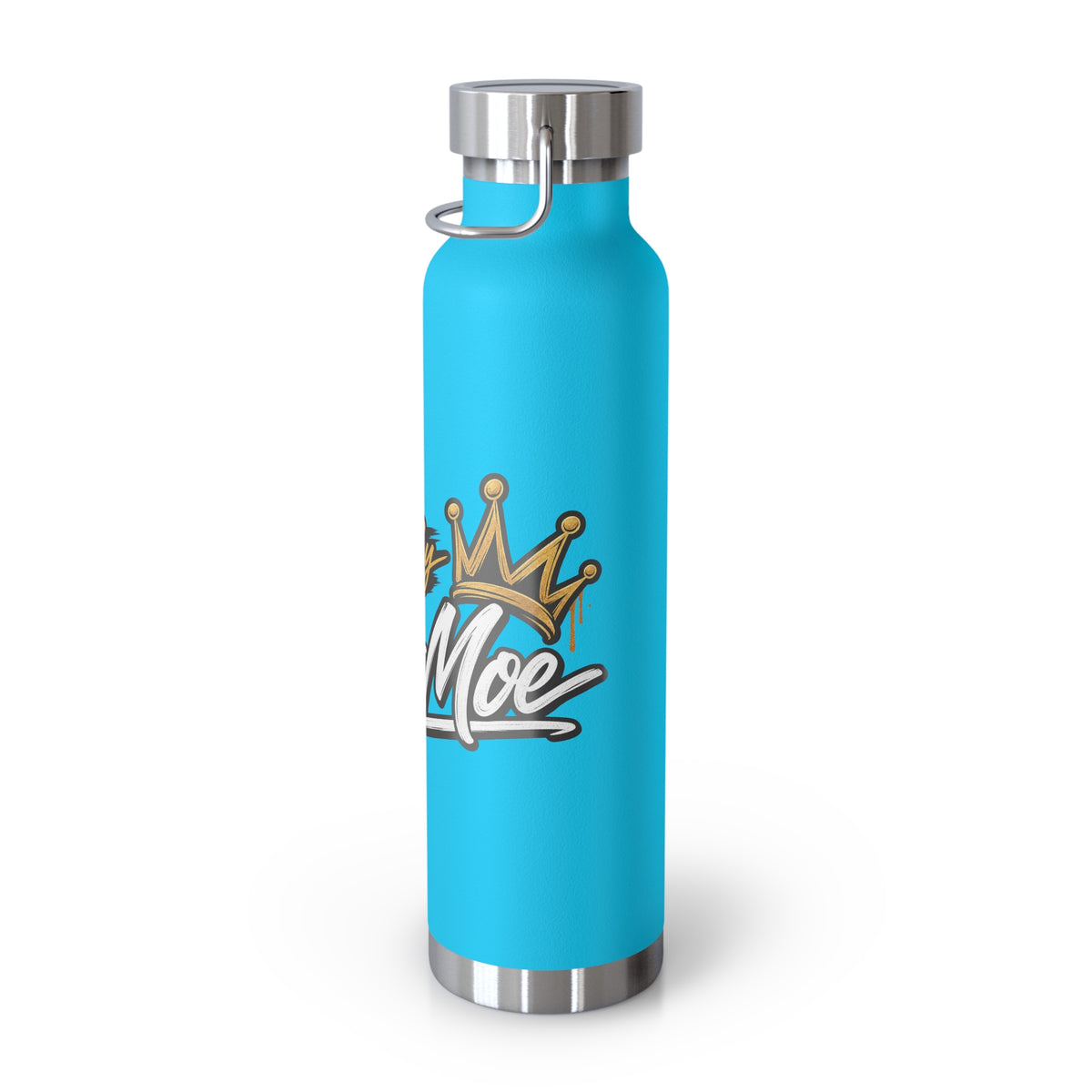 Chef Mom Stainless Steel Insulated Water Bottle – 22oz Copper Vacuum Flask with "Flavor By The Chef Mom" Design