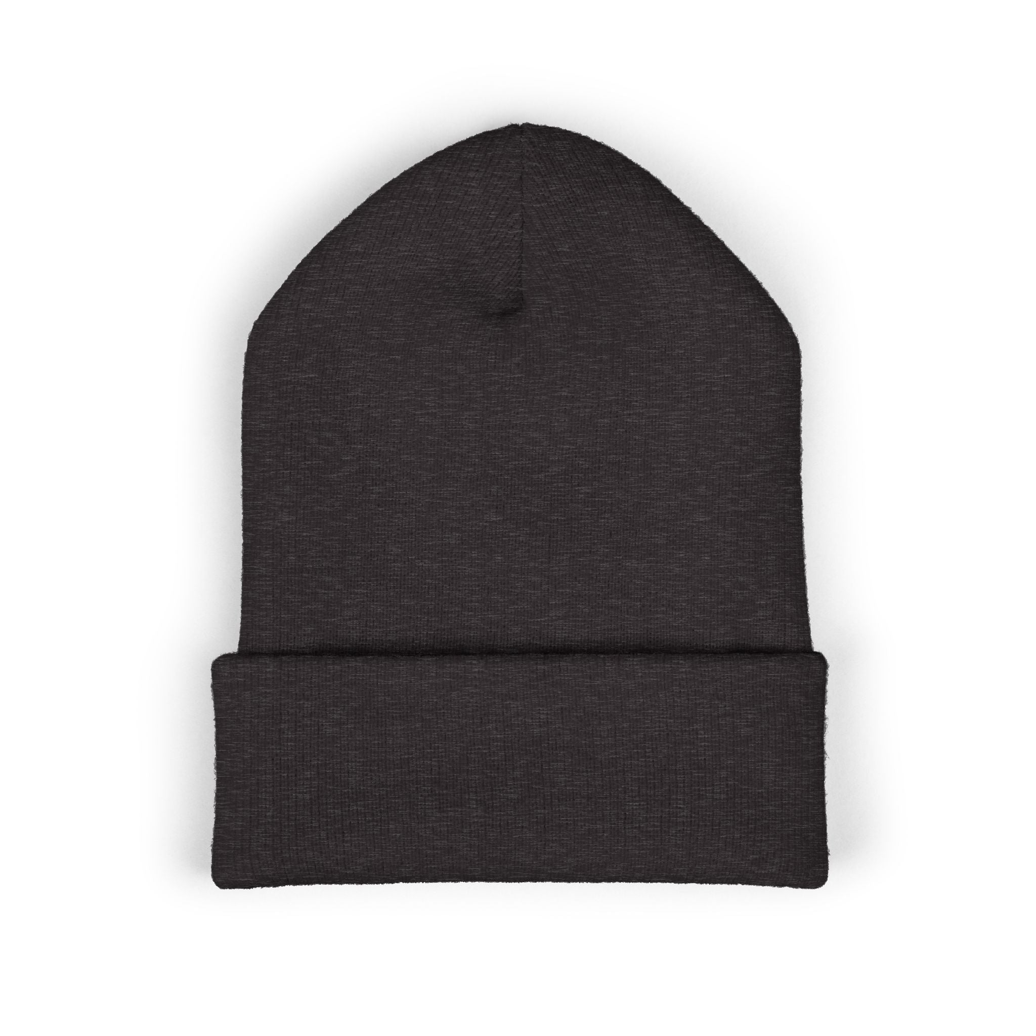 Embroidered 'Classified' Crown Cuffed Beanie — Streetwear Knit Hat