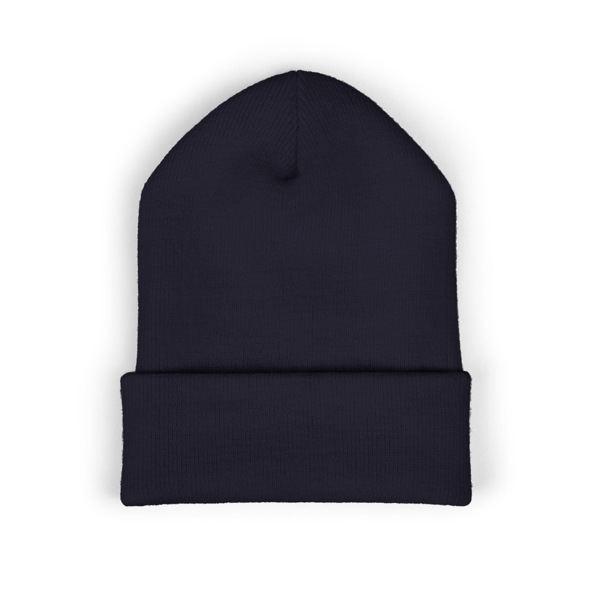 Embroidered 'Classified' Crown Cuffed Beanie — Streetwear Knit Hat