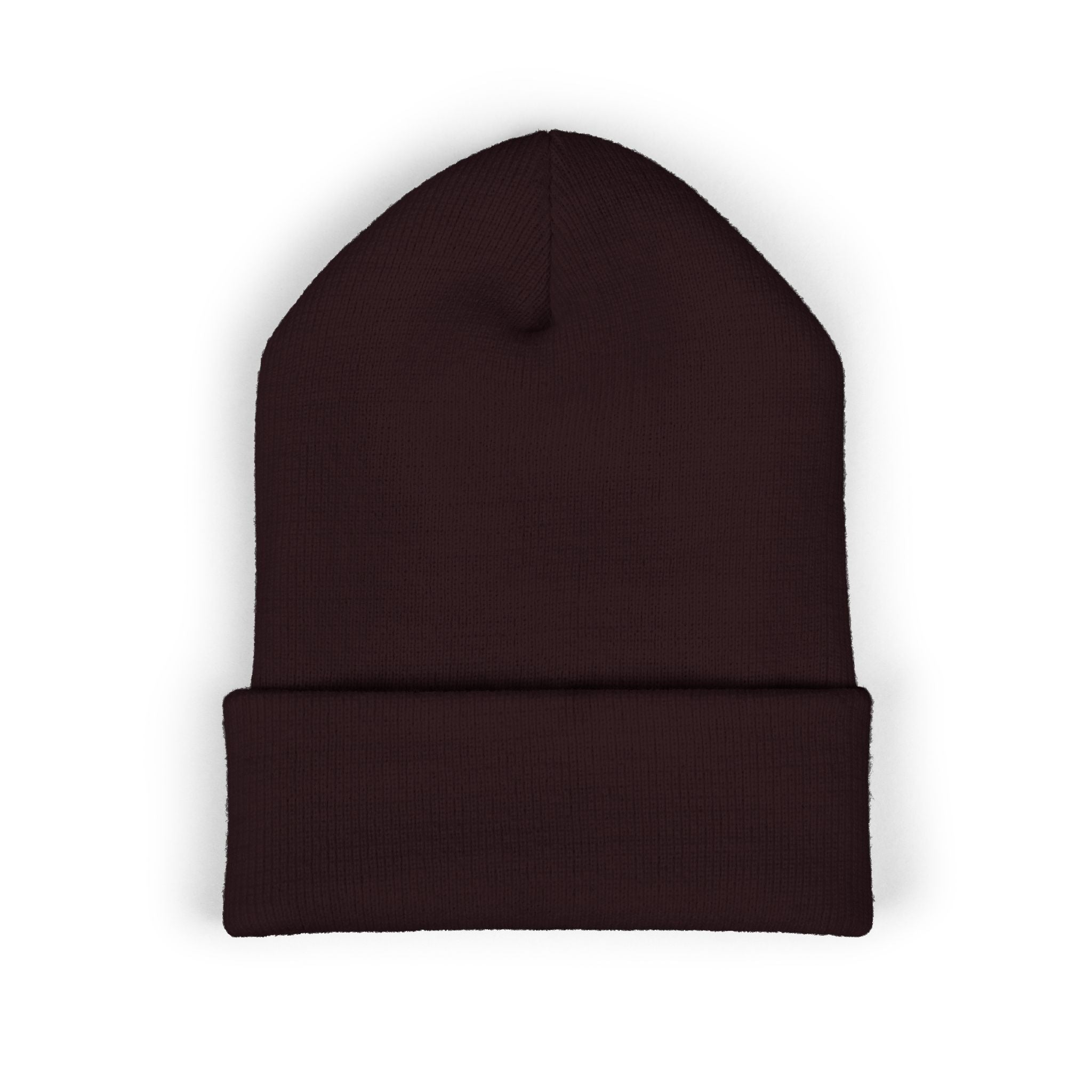 Embroidered 'Classified' Crown Cuffed Beanie — Streetwear Knit Hat