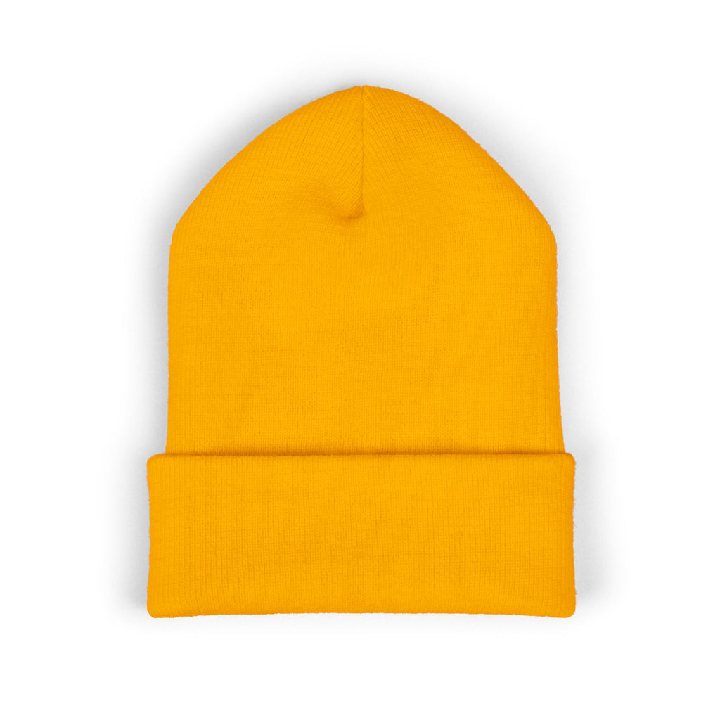 Embroidered 'Classified' Crown Cuffed Beanie — Streetwear Knit Hat