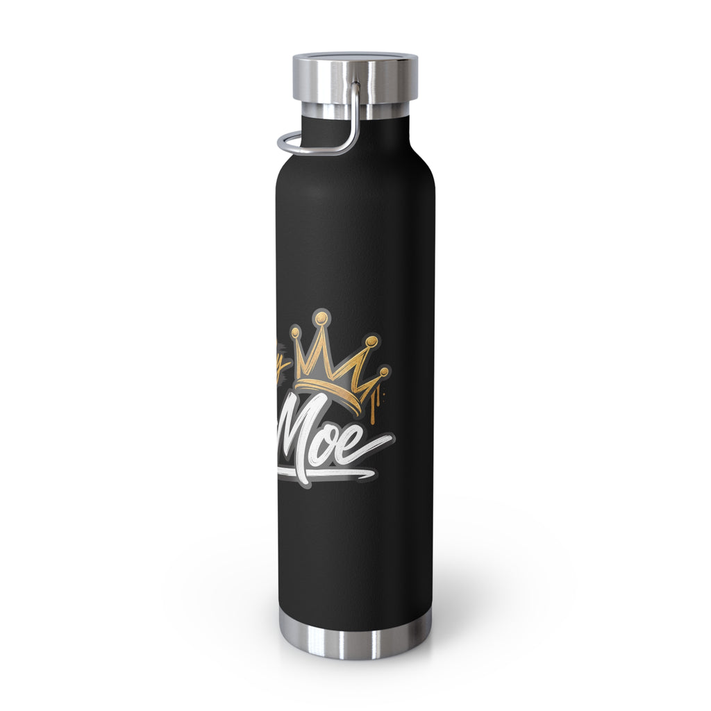 Chef Mom Stainless Steel Insulated Water Bottle – 22oz Copper Vacuum Flask with "Flavor By The Chef Mom" Design
