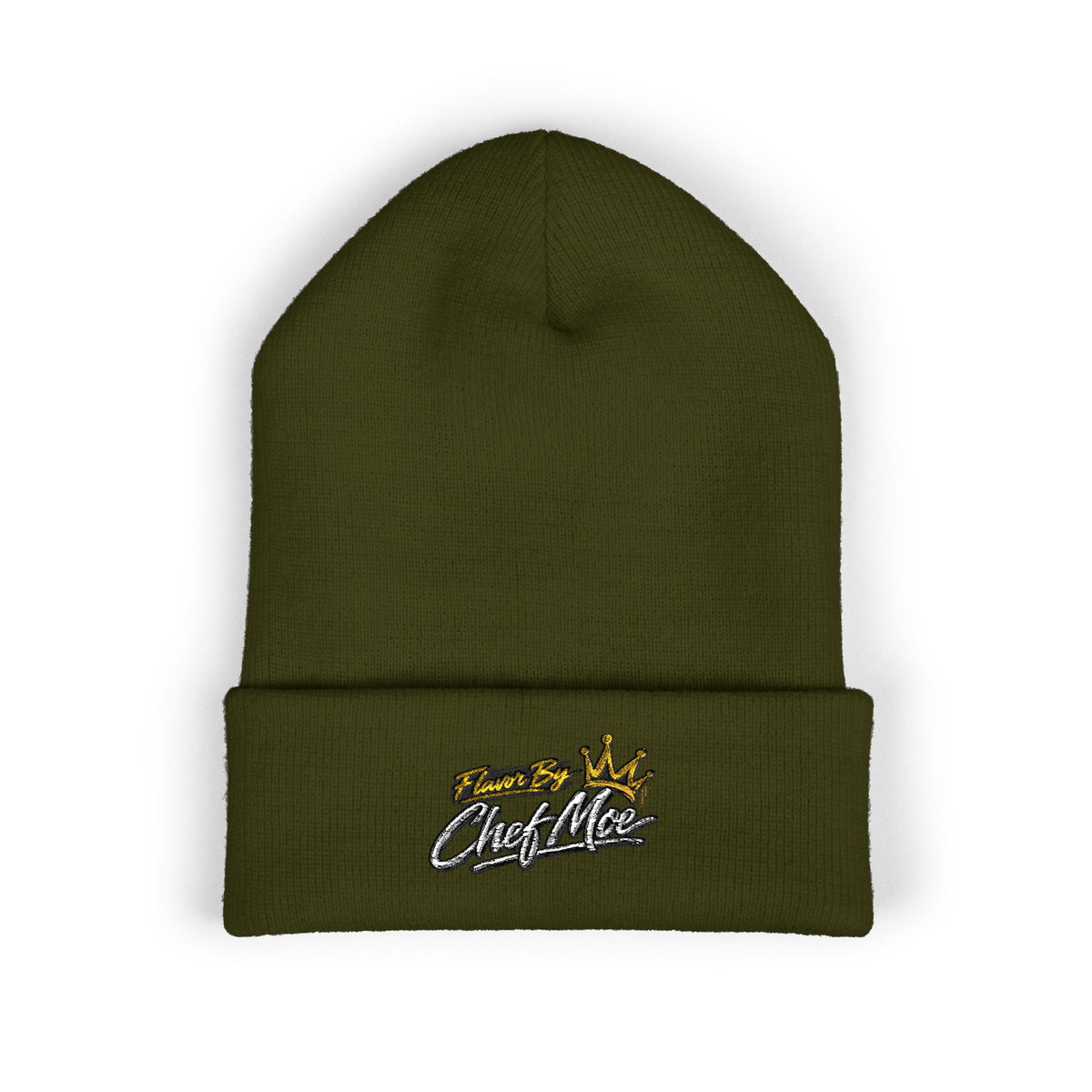 Embroidered 'Classified' Crown Cuffed Beanie — Streetwear Knit Hat