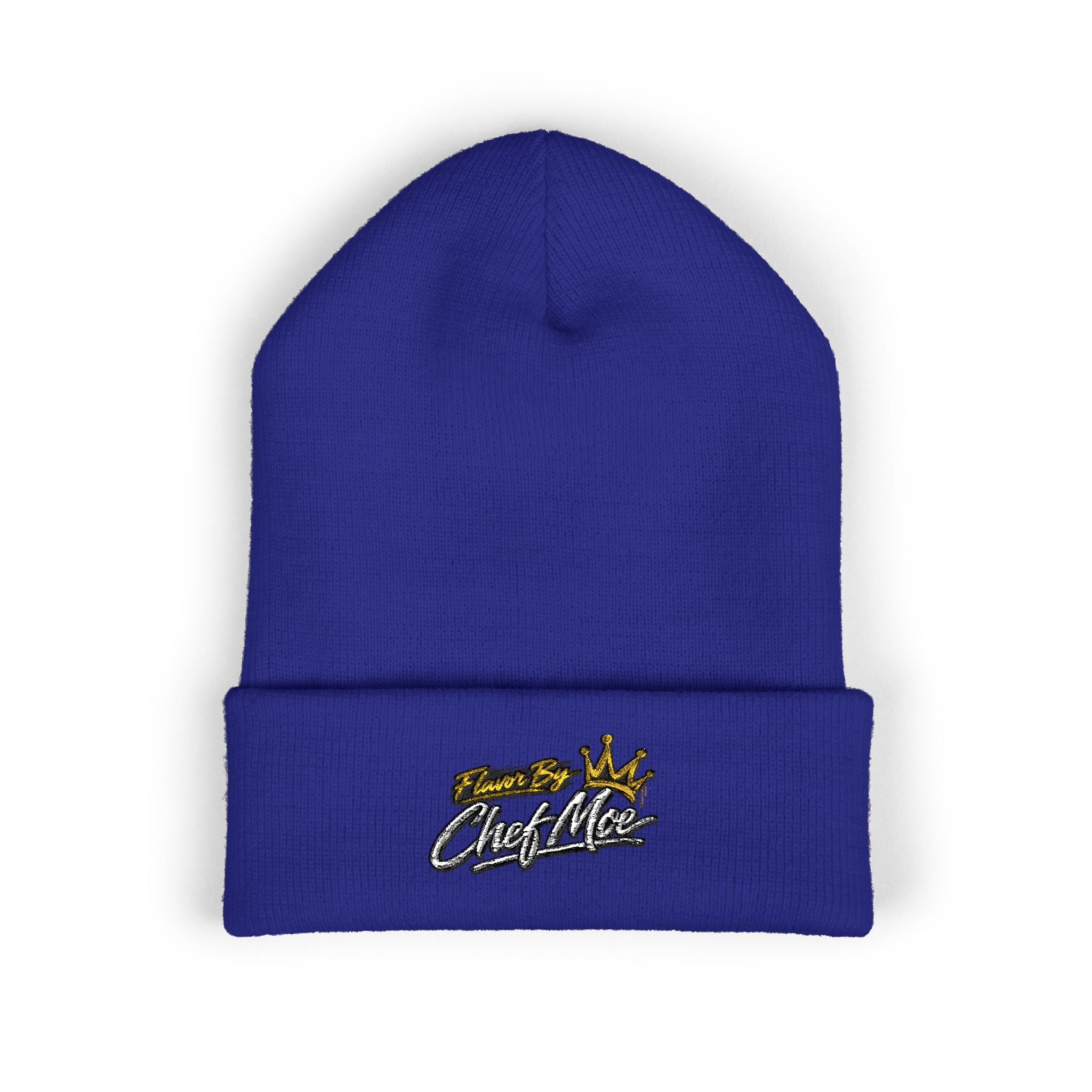 Embroidered 'Classified' Crown Cuffed Beanie — Streetwear Knit Hat