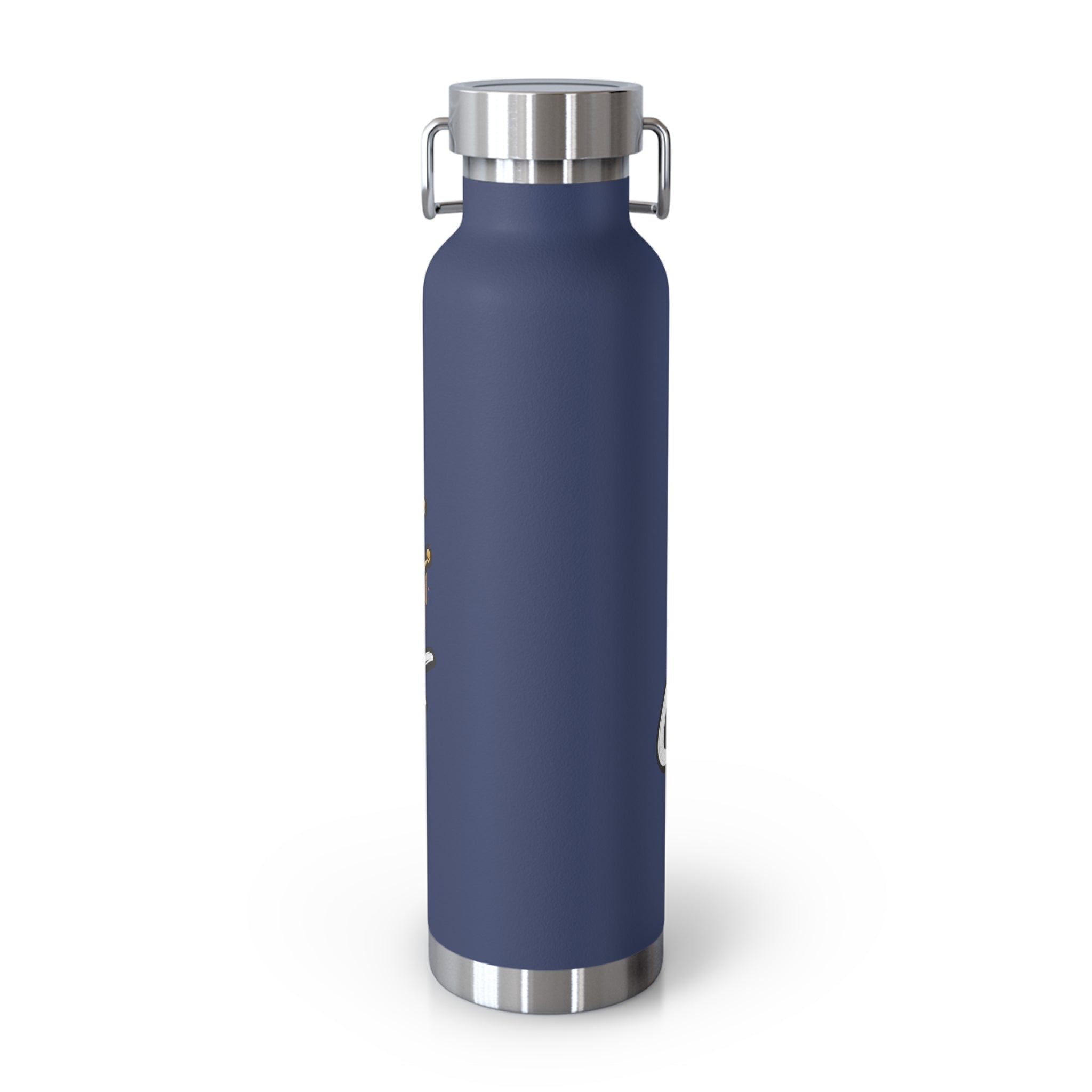 Chef Mom Stainless Steel Insulated Water Bottle – 22oz Copper Vacuum Flask with "Flavor By The Chef Mom" Design