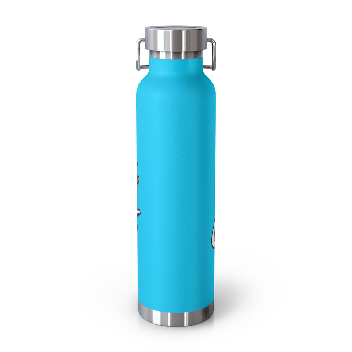 Chef Mom Stainless Steel Insulated Water Bottle – 22oz Copper Vacuum Flask with "Flavor By The Chef Mom" Design