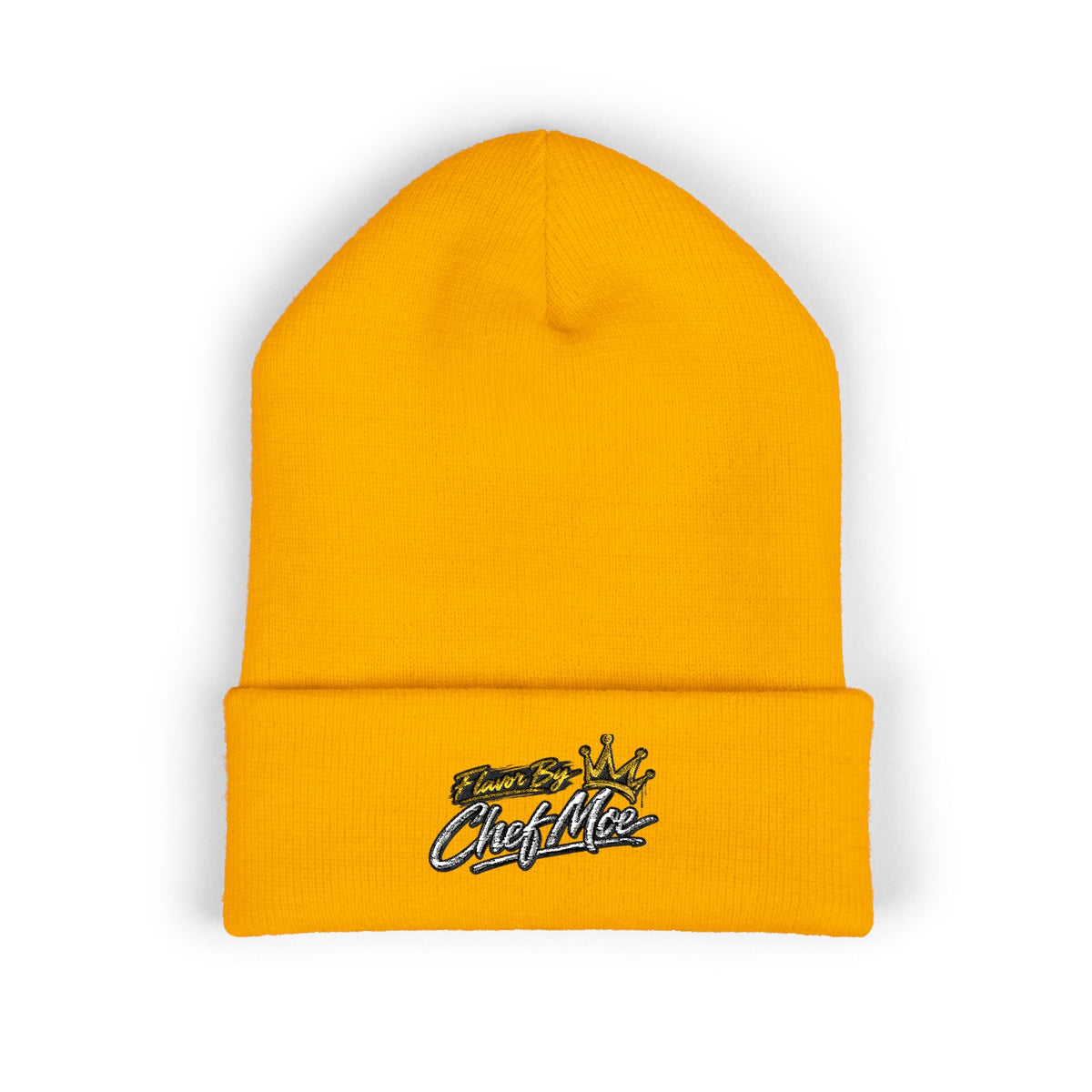 Embroidered 'Classified' Crown Cuffed Beanie — Streetwear Knit Hat