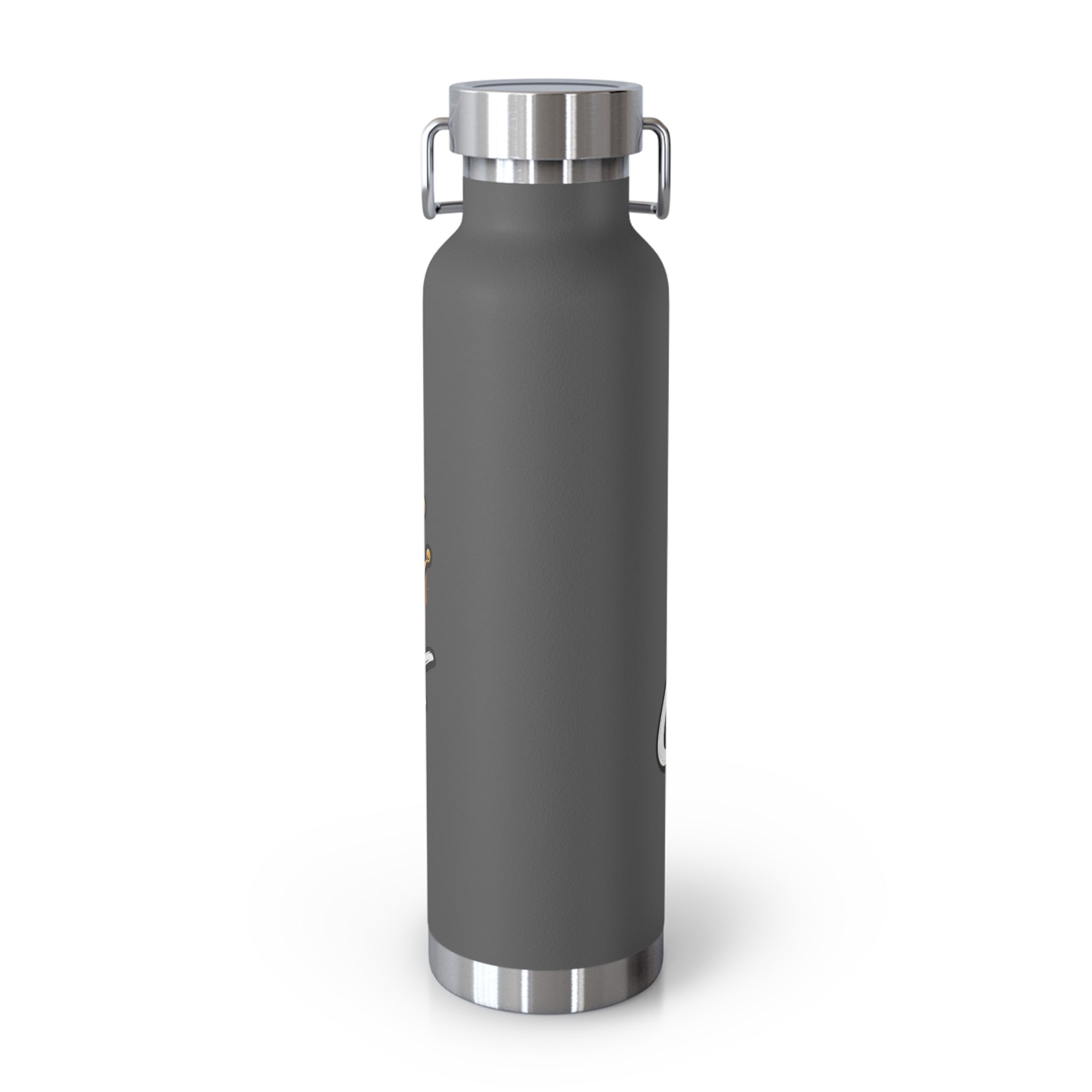 Chef Mom Stainless Steel Insulated Water Bottle – 22oz Copper Vacuum Flask with "Flavor By The Chef Mom" Design