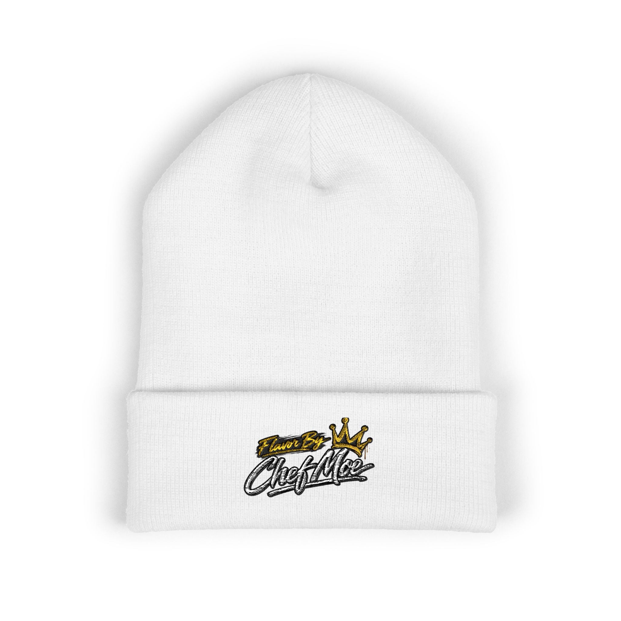 Embroidered 'Classified' Crown Cuffed Beanie — Streetwear Knit Hat