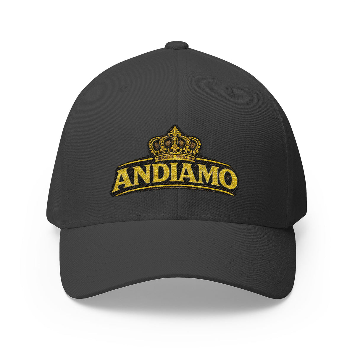 Embroidered 'Andiamo' Crown Cap — Chef Moe Personalized Closed-Back Hat