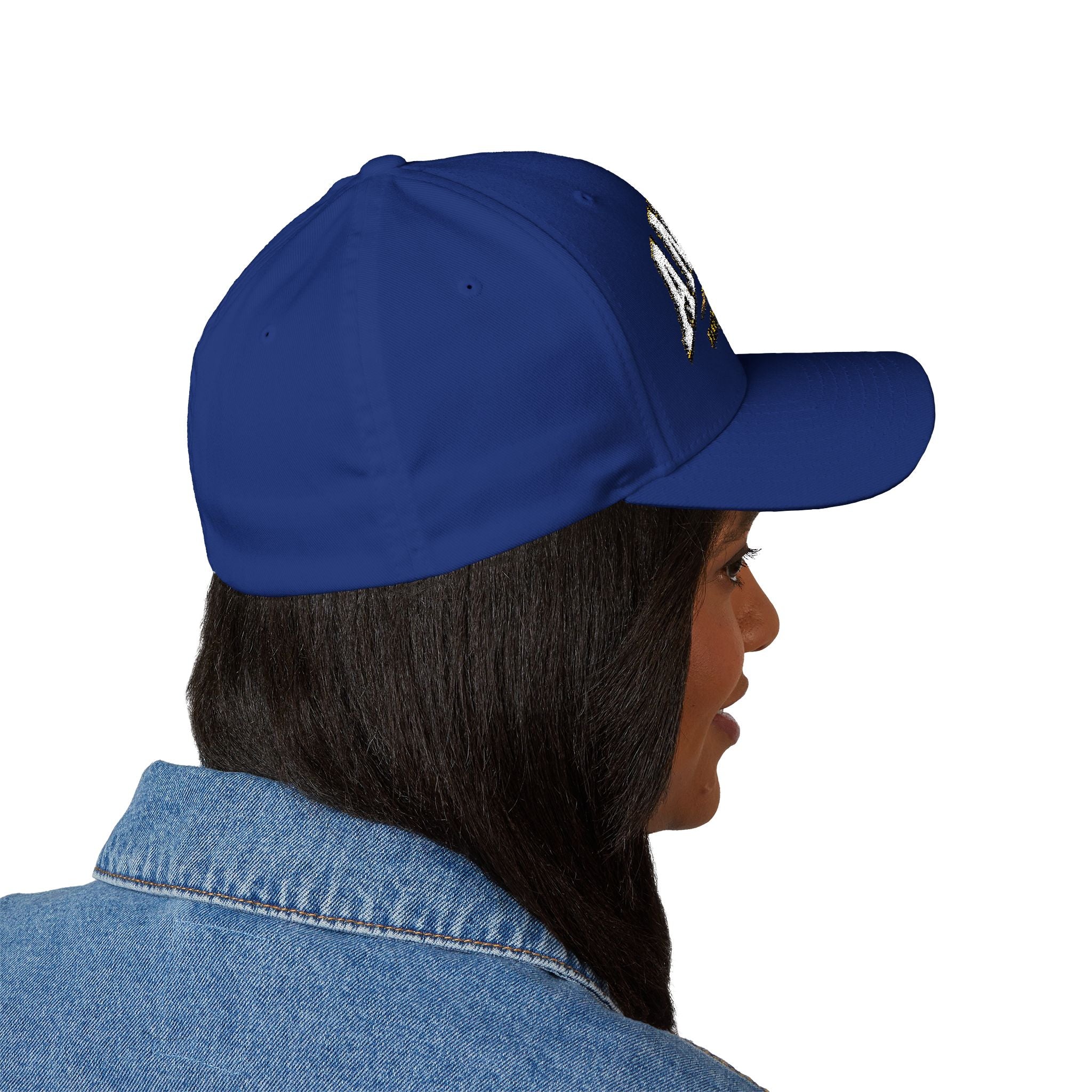 Embroidered 'ANDIAMO' Chef Logo Cap — Closed-Back Structured Hat