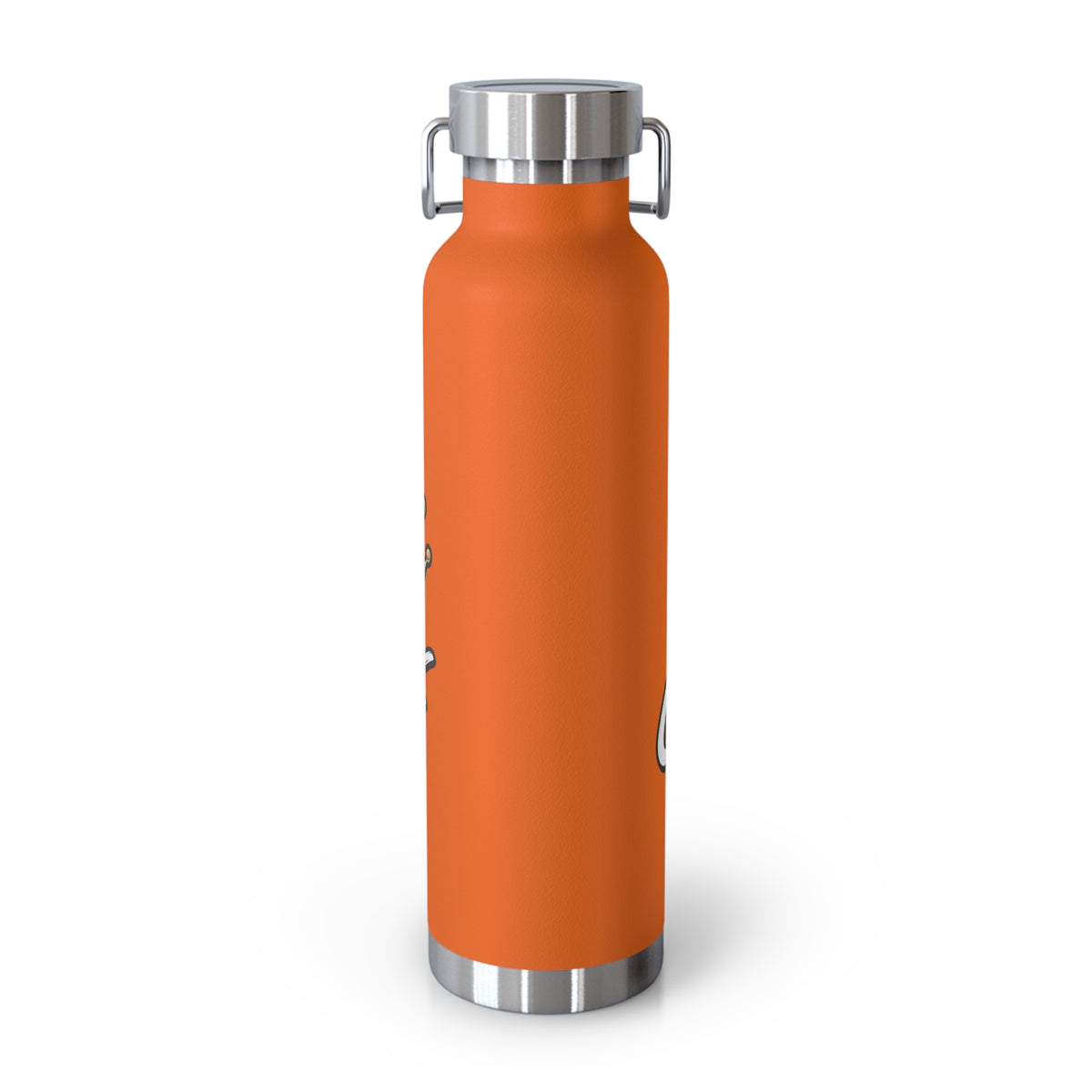 Chef Mom Stainless Steel Insulated Water Bottle – 22oz Copper Vacuum Flask with "Flavor By The Chef Mom" Design