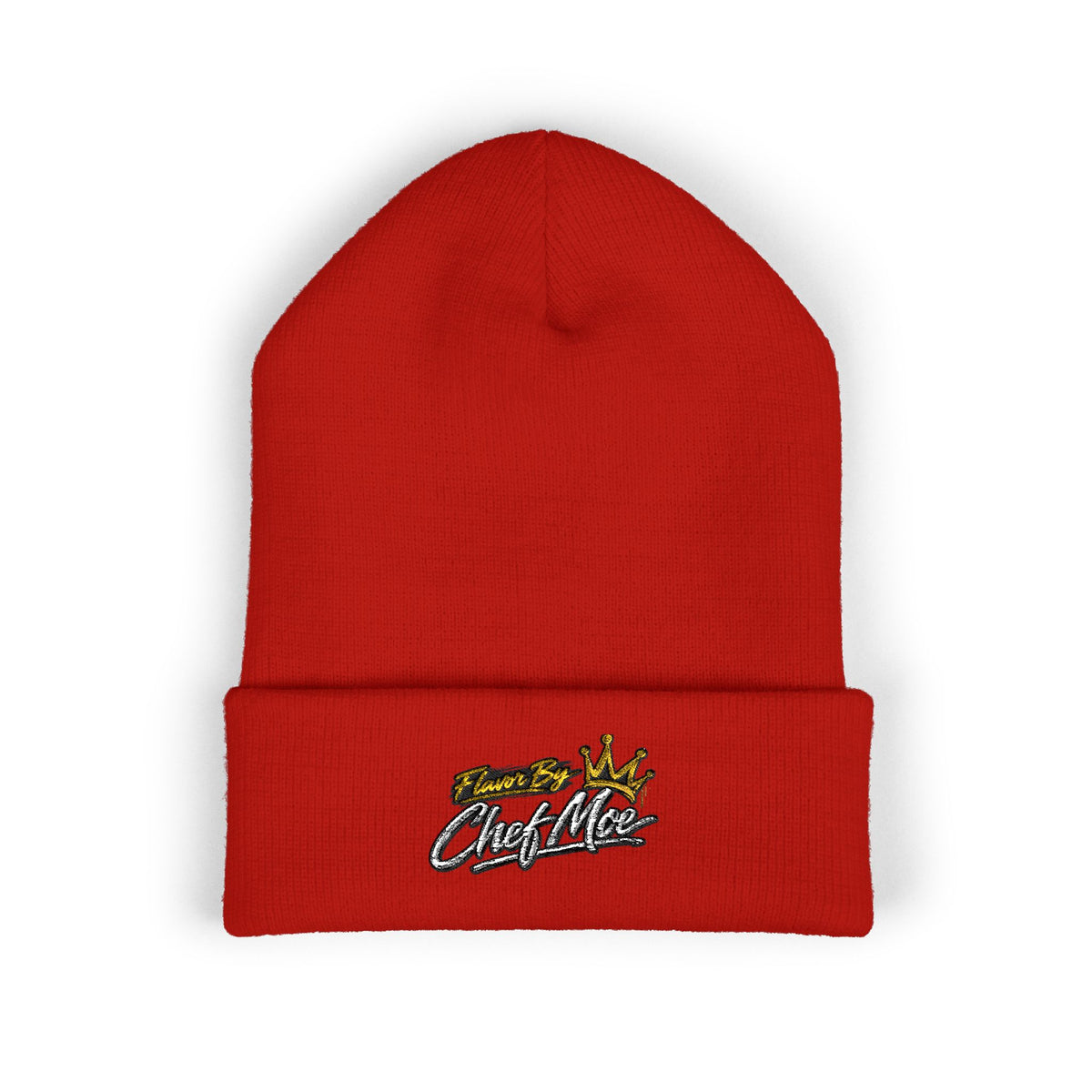 Embroidered 'Classified' Crown Cuffed Beanie — Streetwear Knit Hat