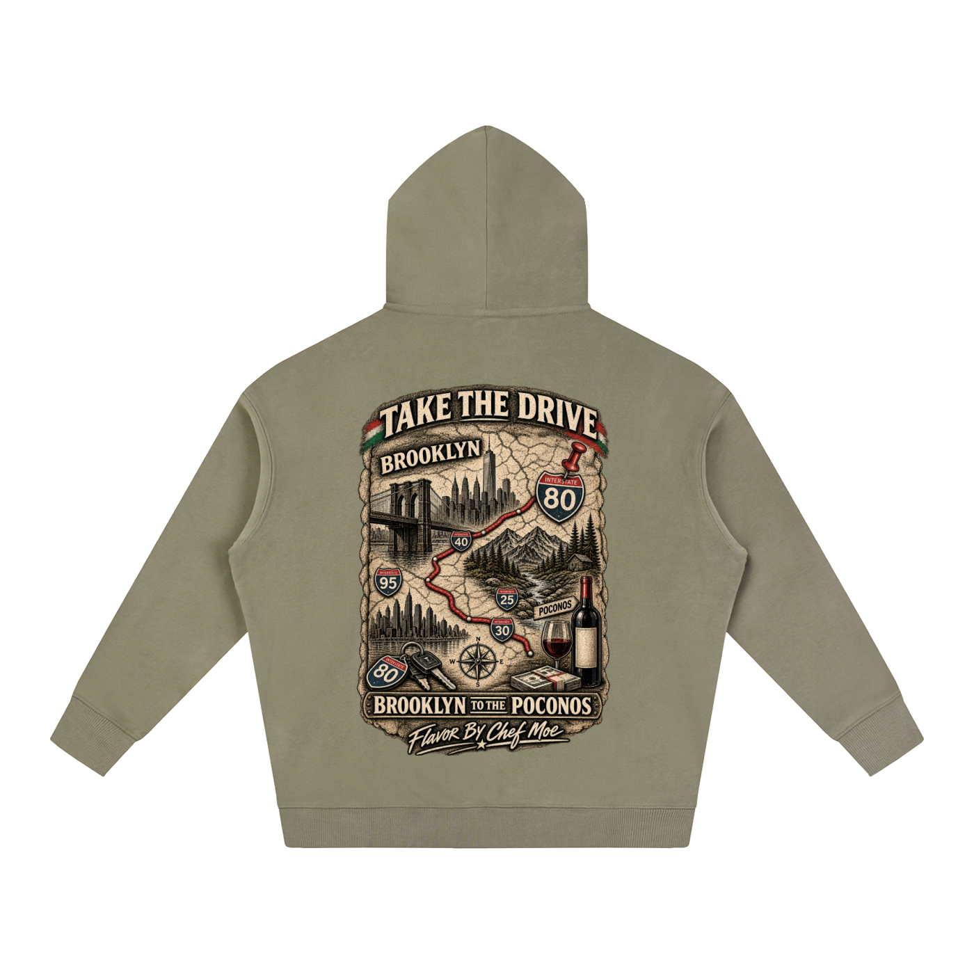 Oversize Fleeced Hoodie