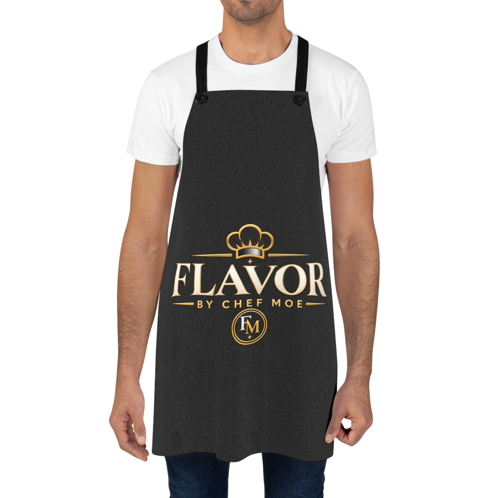 Flavor by Chef Moe Apron – Professional Chef Logo Cooking Apron