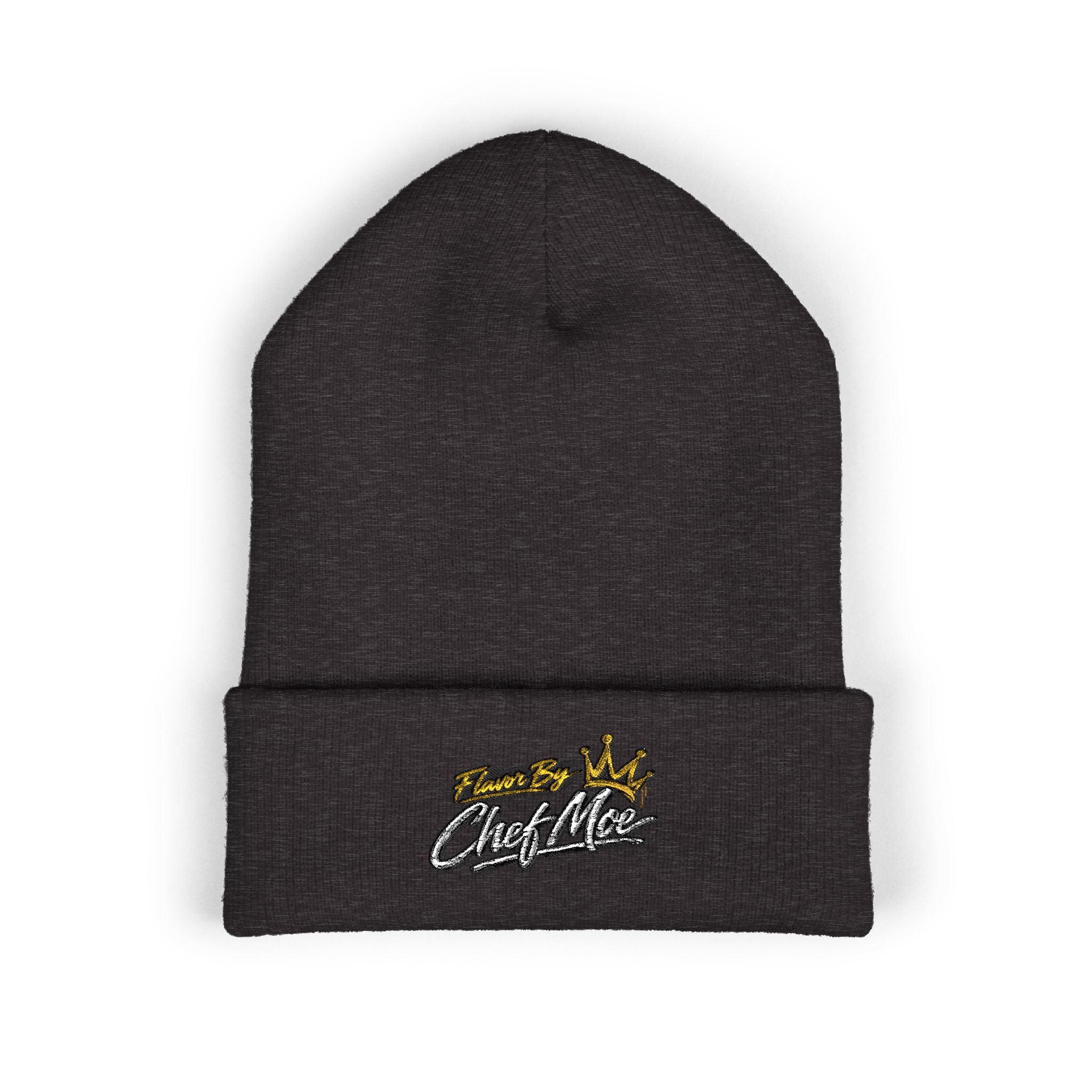 Embroidered 'Classified' Crown Cuffed Beanie — Streetwear Knit Hat