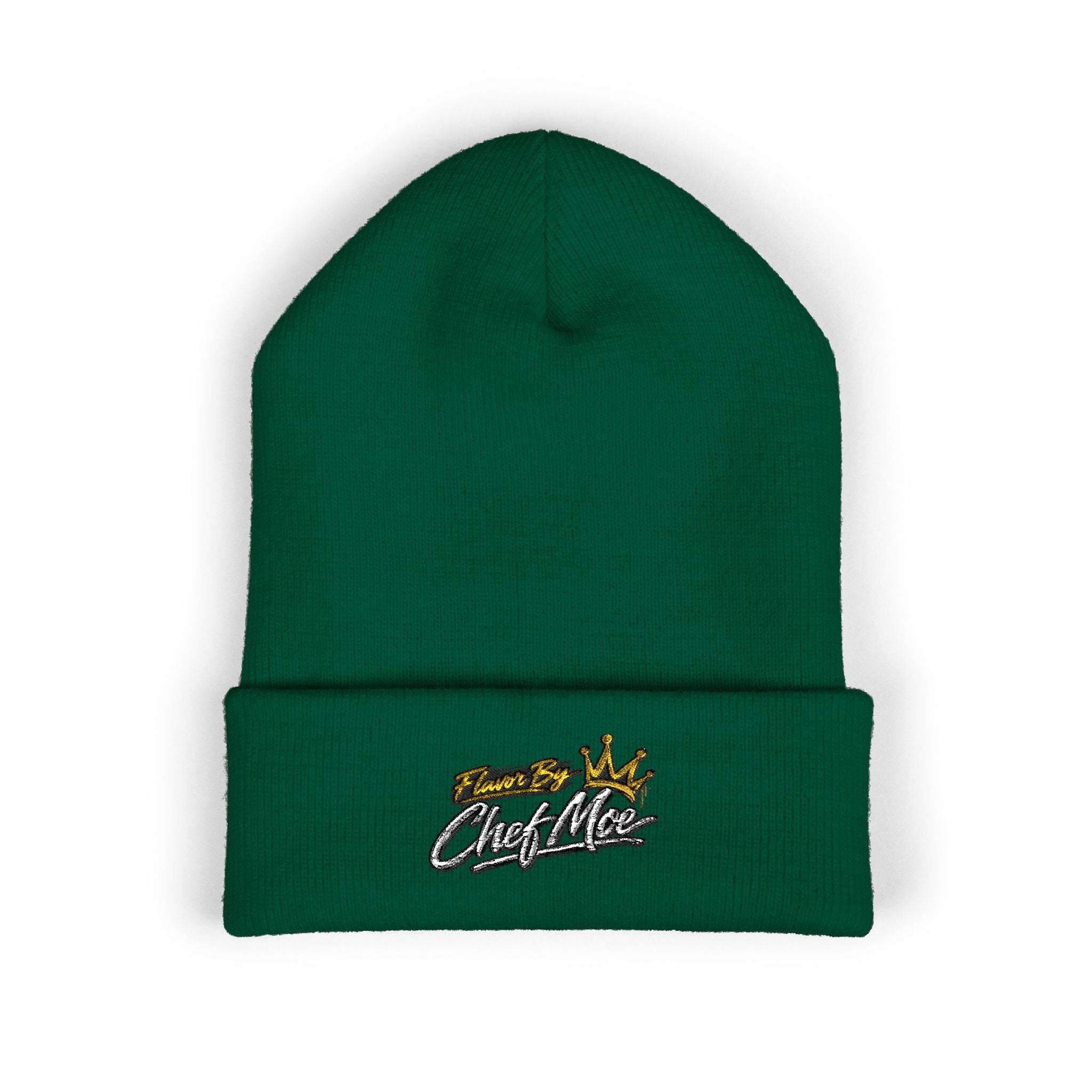 Embroidered 'Classified' Crown Cuffed Beanie — Streetwear Knit Hat