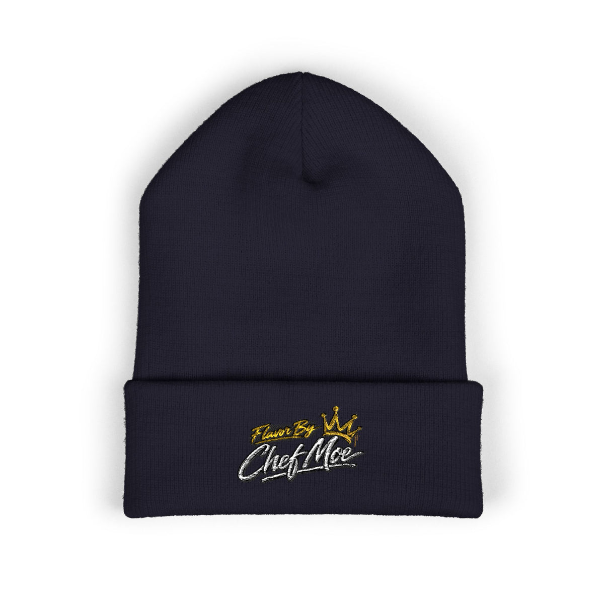 Embroidered 'Classified' Crown Cuffed Beanie — Streetwear Knit Hat